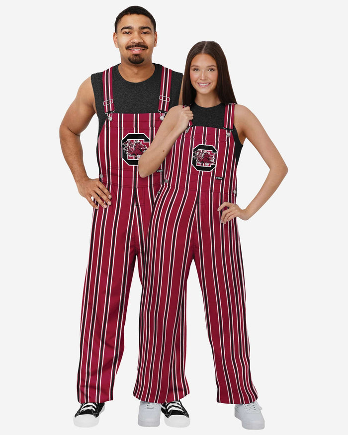 South Carolina Gamecocks Mens Sideline Spirit Bib Overalls FOCO - FOCO.com