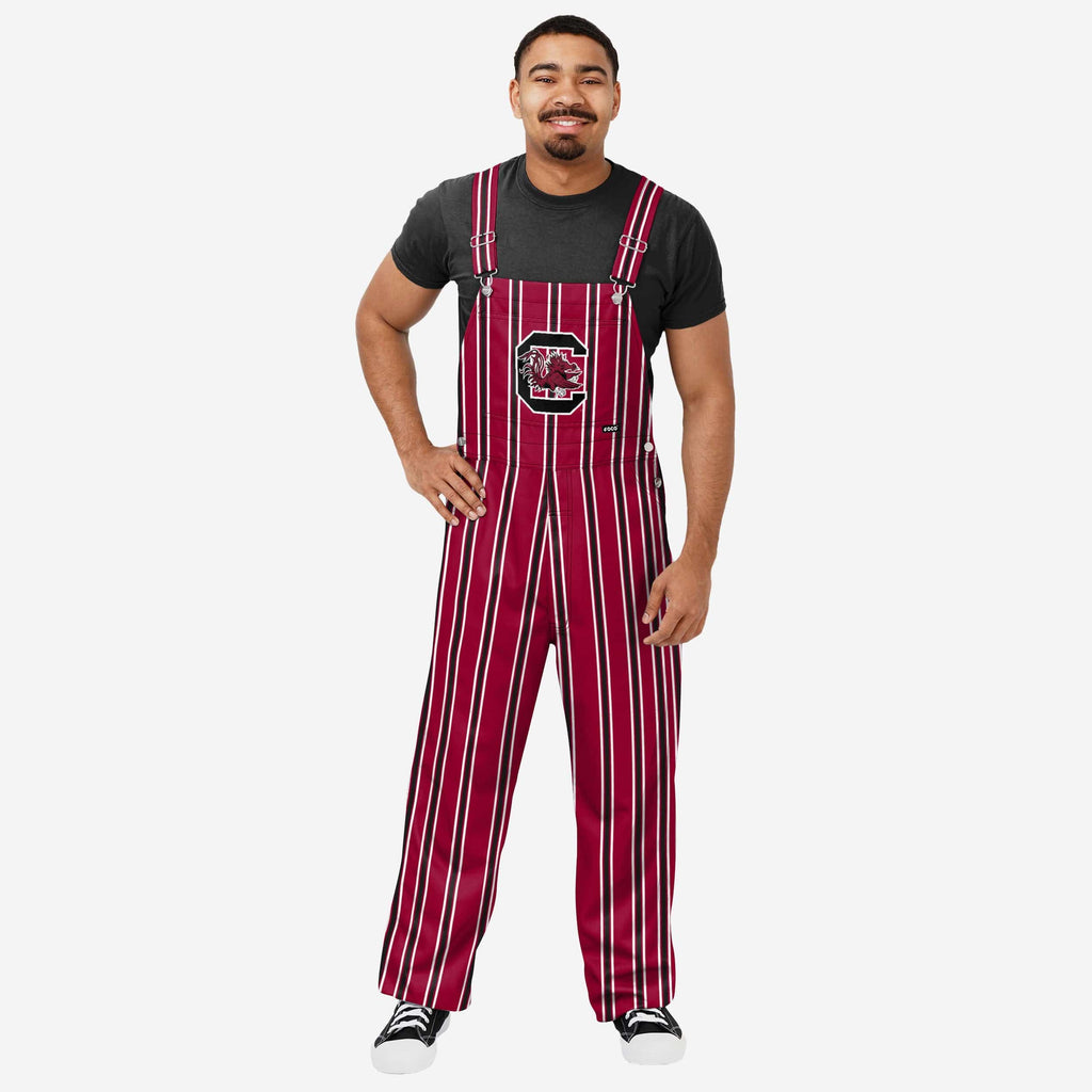 South Carolina Gamecocks Mens Sideline Spirit Bib Overalls FOCO S - FOCO.com