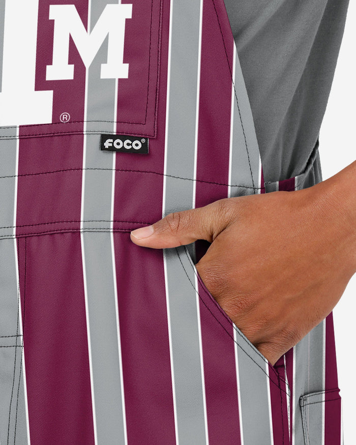 Texas A&M Aggies Mens Sideline Spirit Bib Overalls FOCO - FOCO.com