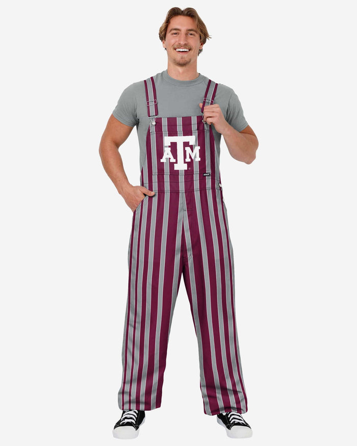 Texas A&M Aggies Mens Sideline Spirit Bib Overalls FOCO S - FOCO.com