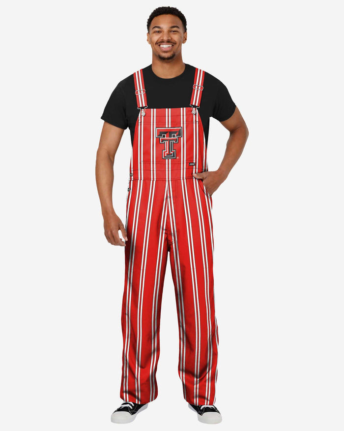 Texas Tech Red Raiders Mens Sideline Spirit Bib Overalls FOCO S - FOCO.com