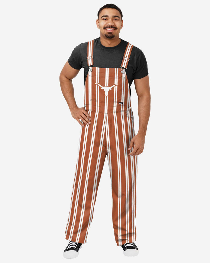 Texas Longhorns Mens Sideline Spirit Bib Overalls FOCO S - FOCO.com