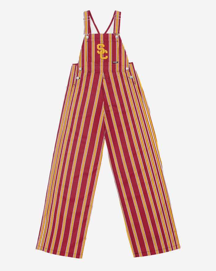 USC Trojans Mens Sideline Spirit Bib Overalls FOCO - FOCO.com