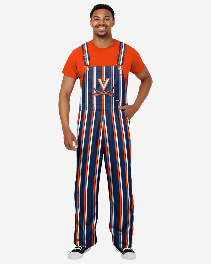 Virginia Cavaliers Mens Sideline Spirit Bib Overalls FOCO S - FOCO.com