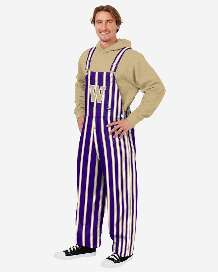 Washington Huskies Mens Sideline Spirit Bib Overalls FOCO S - FOCO.com