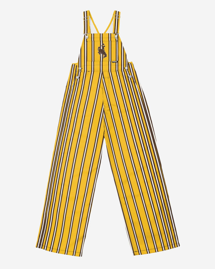 Wyoming Cowboys Mens Sideline Spirit Bib Overalls FOCO - FOCO.com