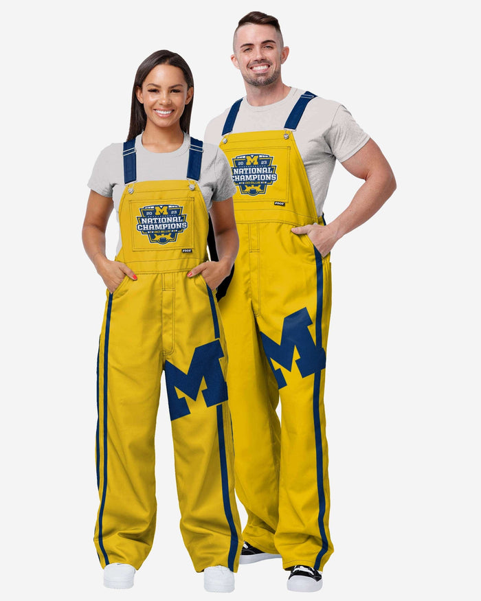 Michigan Team Store Michigan Wolverines 2023 Football National Champions Yellow Mens Team FOCO