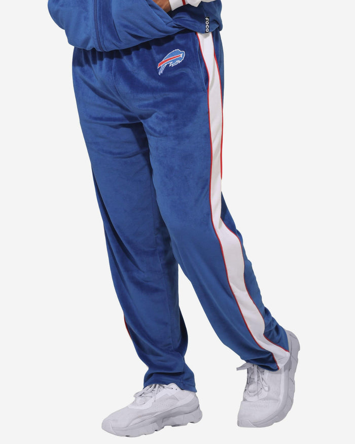 Buffalo Bills Two Tone Velour Pants FOCO S - FOCO.com