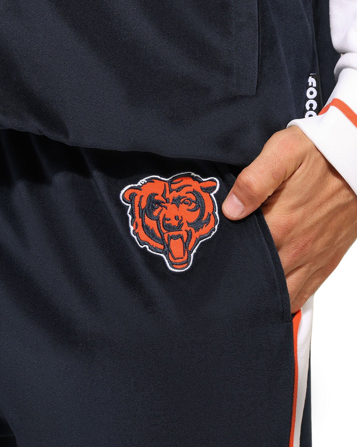 Chicago Bears Two Tone Velour Pants FOCO S - FOCO.com
