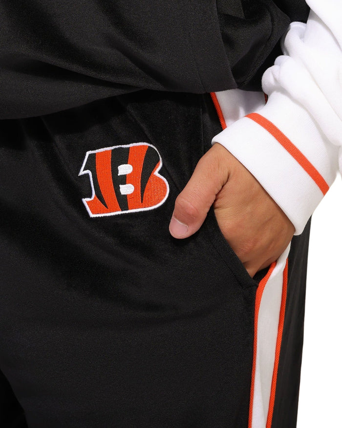 Cincinnati Bengals Two Tone Velour Pants FOCO S - FOCO.com