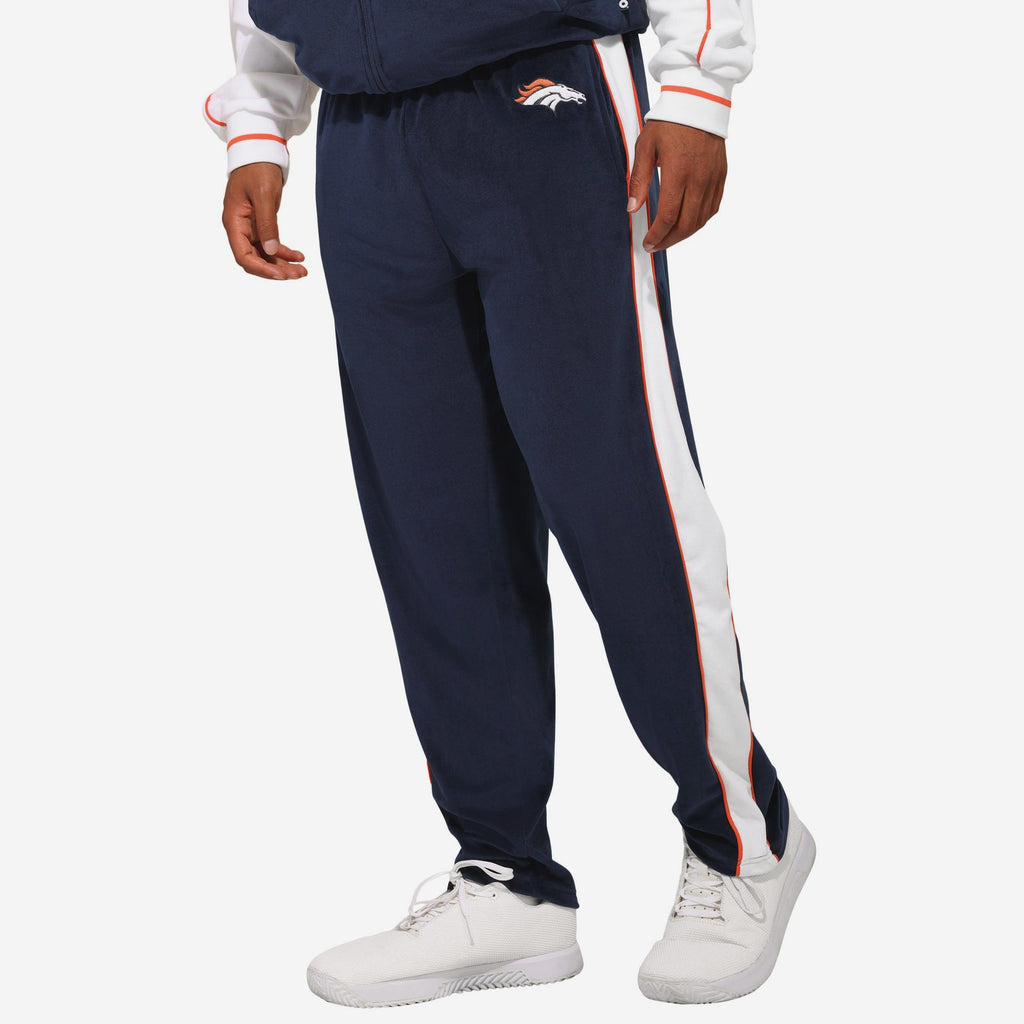 Denver Broncos Two Tone Velour Pants FOCO S - FOCO.com