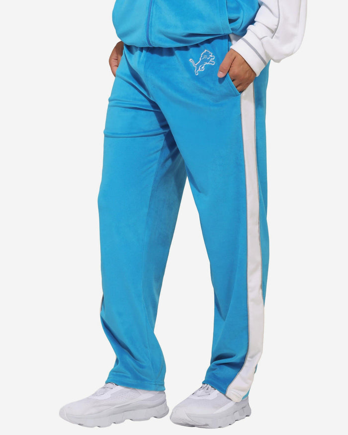 Detroit Lions Two Tone Velour Pants FOCO S - FOCO.com