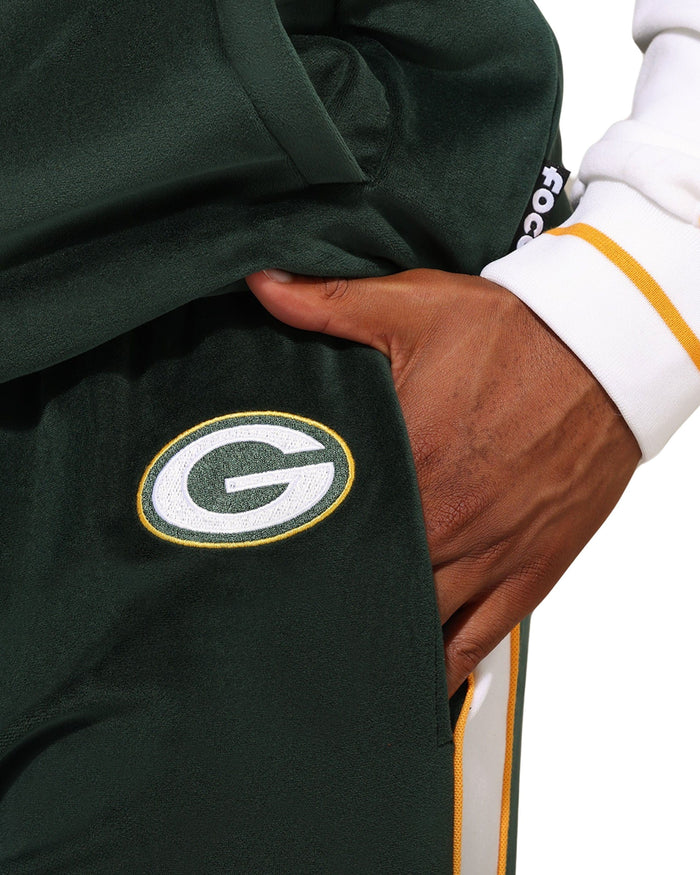 Green Bay Packers Two Tone Velour Pants FOCO S - FOCO.com