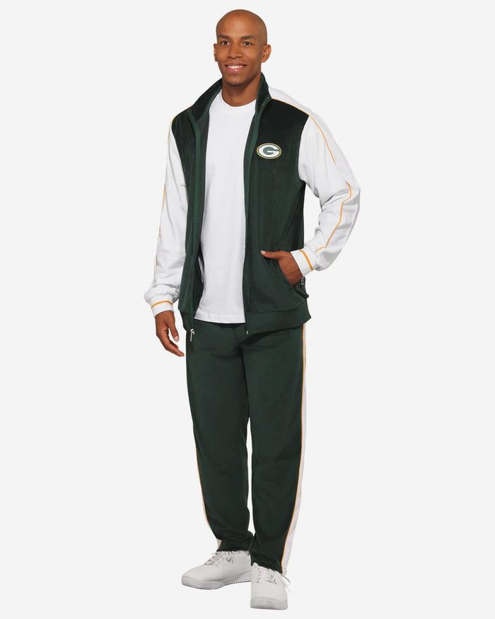 Green Bay Packers Two Tone Velour Pants FOCO S - FOCO.com