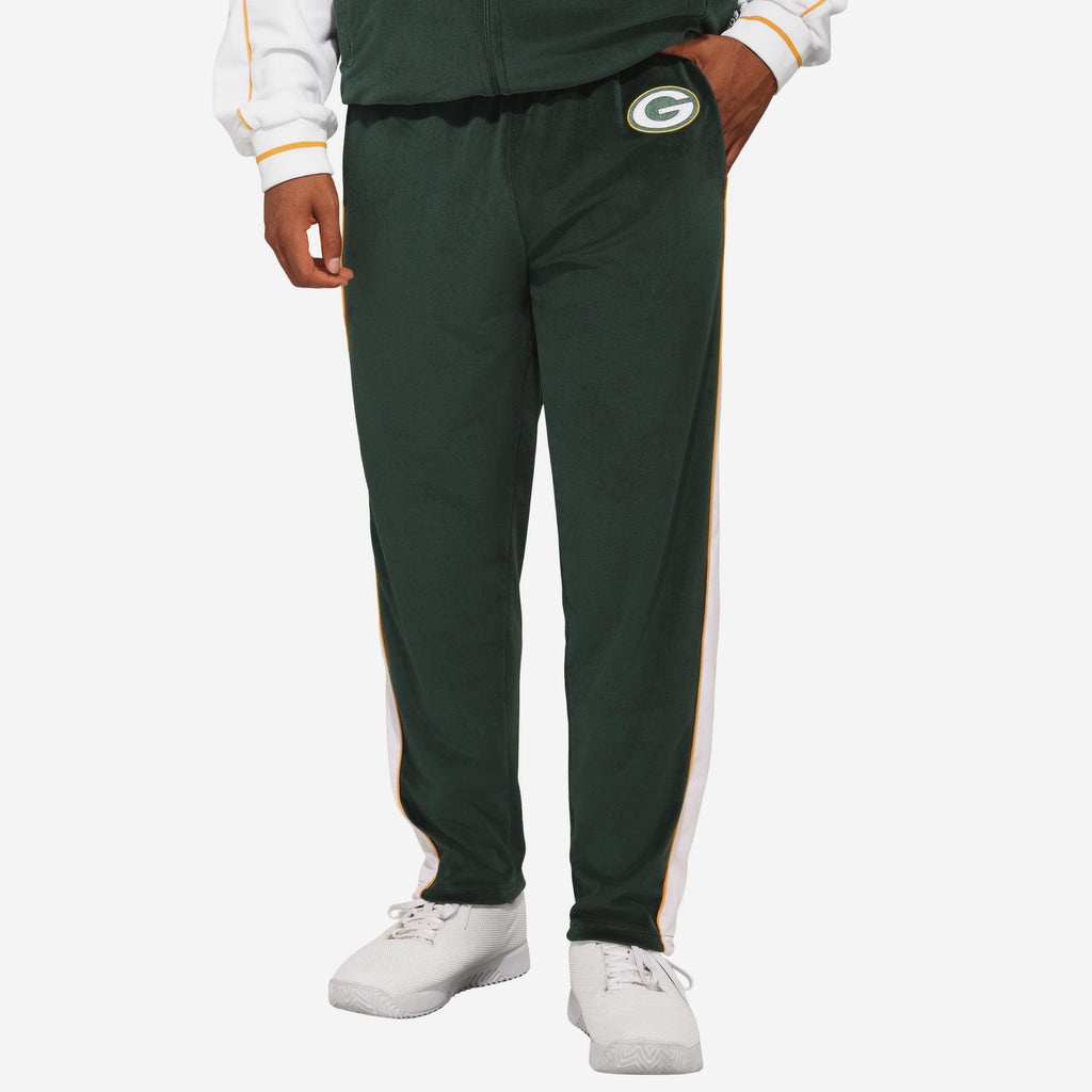 Green Bay Packers Two Tone Velour Pants FOCO S - FOCO.com