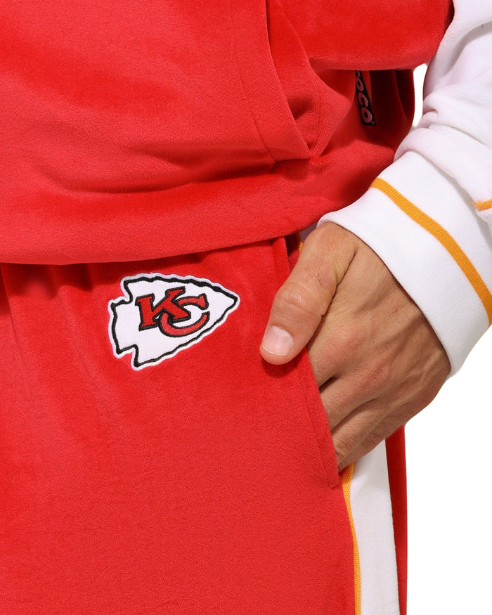 Kansas City Chiefs Two Tone Velour Pants FOCO S - FOCO.com
