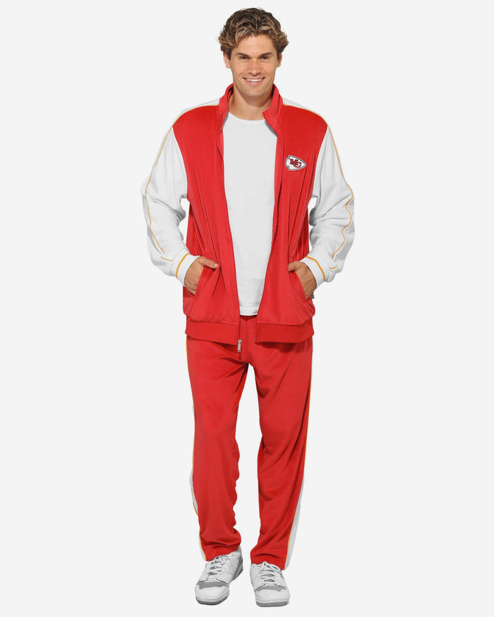Kansas City Chiefs Two Tone Velour Pants FOCO S - FOCO.com