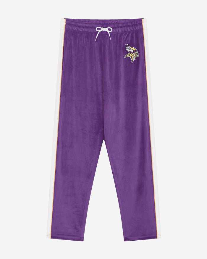 Minnesota Vikings Two Tone Velour Pants FOCO S - FOCO.com