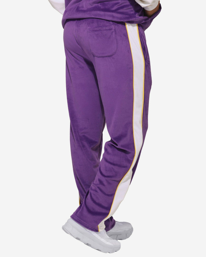 Minnesota Vikings Two Tone Velour Pants FOCO S - FOCO.com