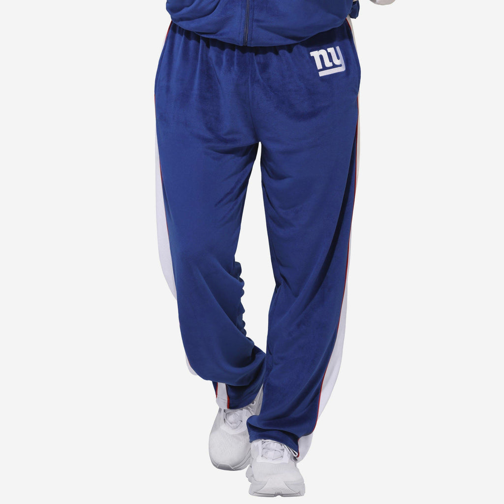 New York Giants Two Tone Velour Pants FOCO S - FOCO.com
