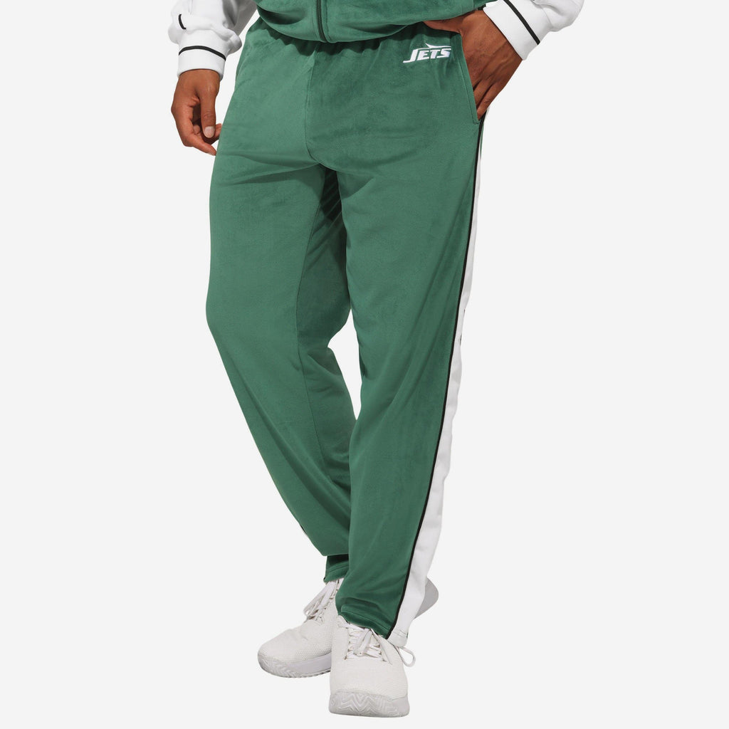 New York Jets Two Tone Velour Pants FOCO S - FOCO.com