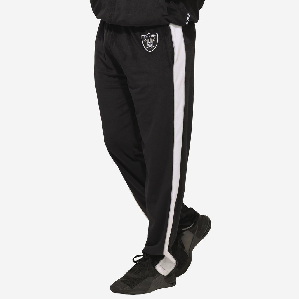 Las Vegas Raiders Two Tone Velour Pants FOCO S - FOCO.com