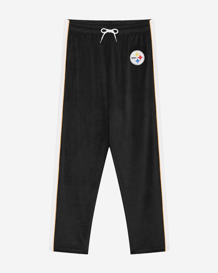 Pittsburgh Steelers Two Tone Velour Pants FOCO S - FOCO.com
