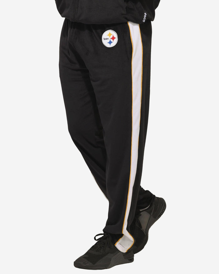 Pittsburgh Steelers Two Tone Velour Pants FOCO S - FOCO.com