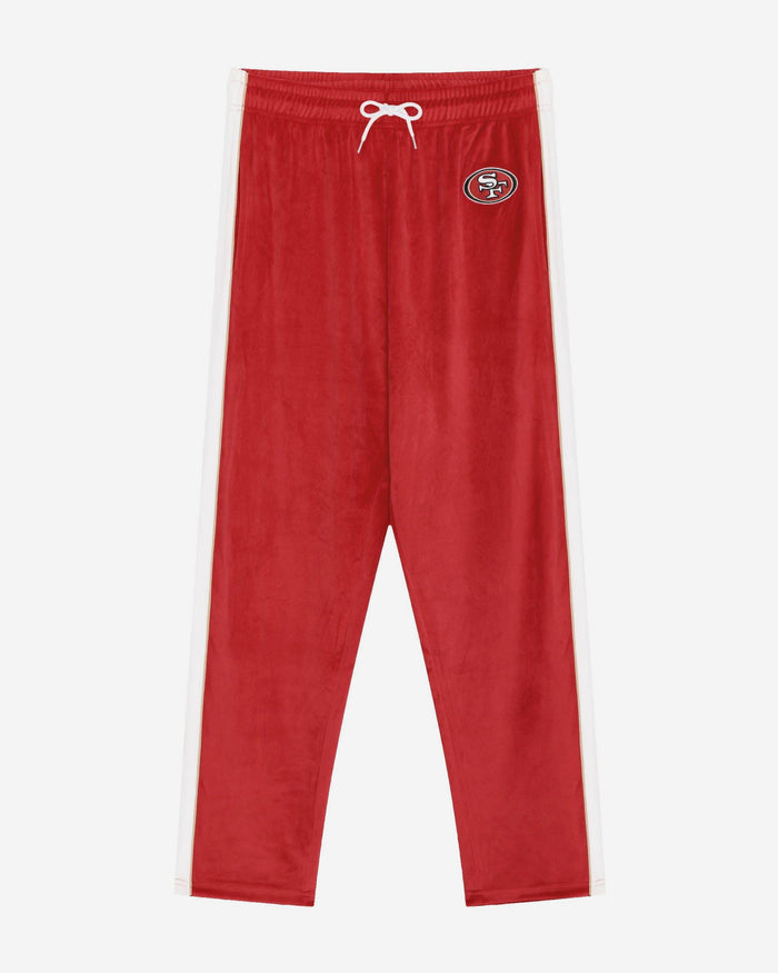 San Francisco 49ers Two Tone Velour Pants FOCO S - FOCO.com