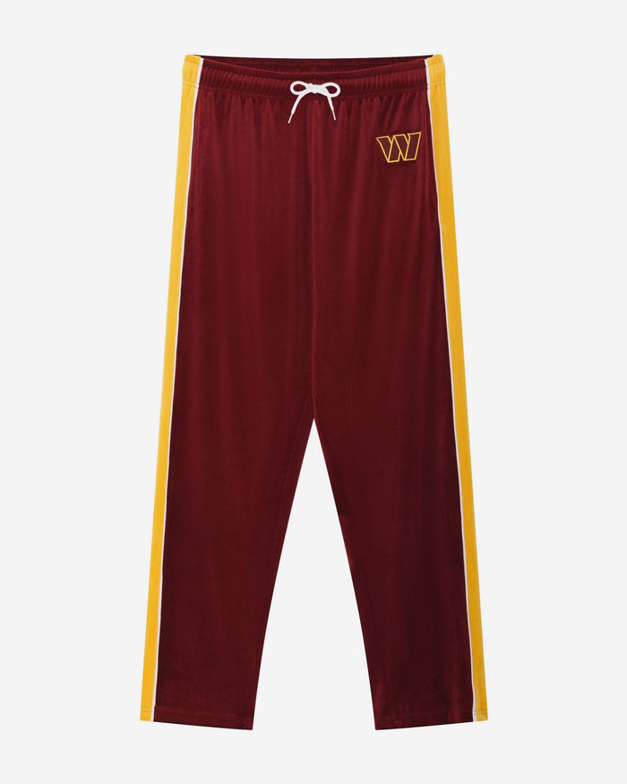 Washington Commanders Two Tone Velour Pants FOCO S - FOCO.com