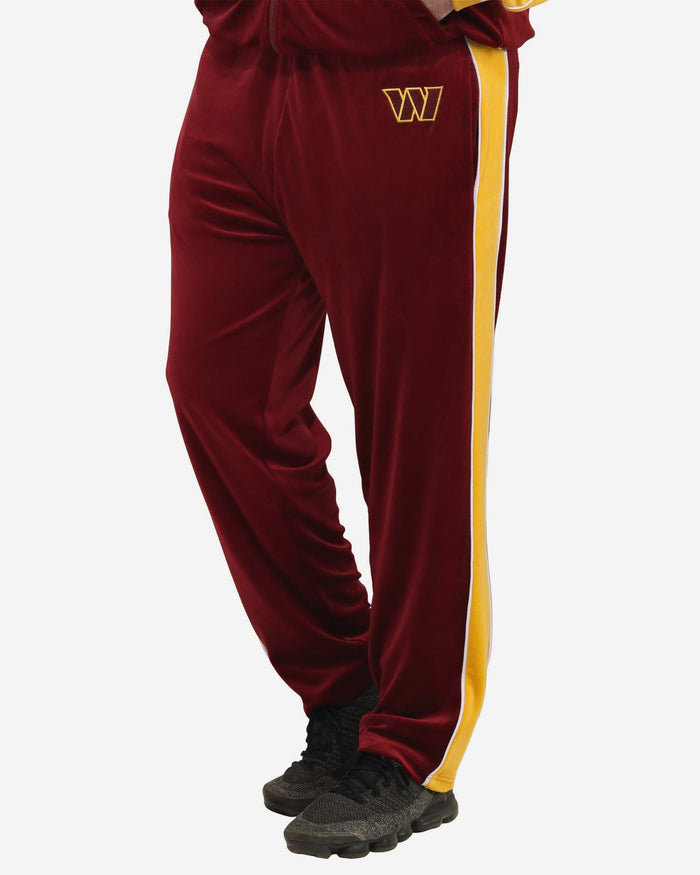 Washington Commanders Two Tone Velour Pants FOCO S - FOCO.com