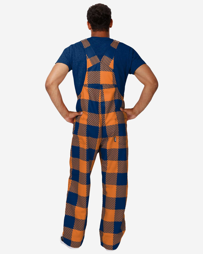 Denver Broncos Mens Plaid Bib Overalls FOCO