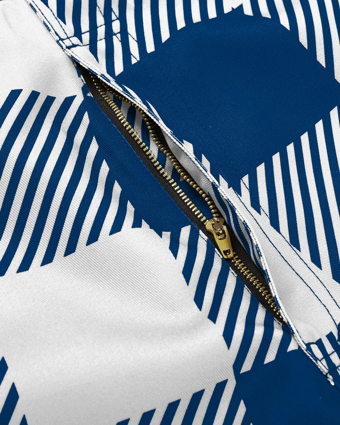 Indianapolis Colts Mens Plaid Bib Overalls FOCO - FOCO.com