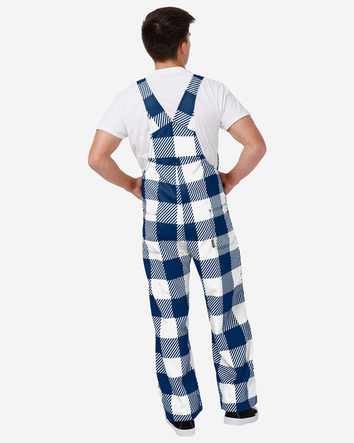 Indianapolis Colts Mens Plaid Bib Overalls FOCO - FOCO.com