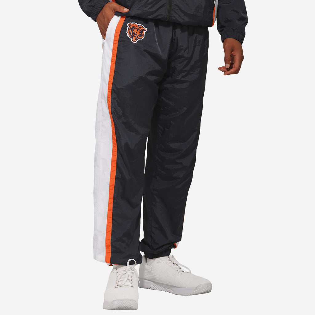 Chicago Bears Nylon Crinkle Gameday Pants FOCO S - FOCO.com
