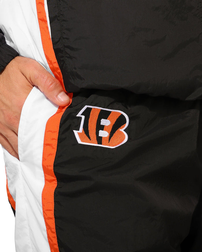 Cincinnati Bengals Nylon Crinkle Gameday Pants FOCO S - FOCO.com