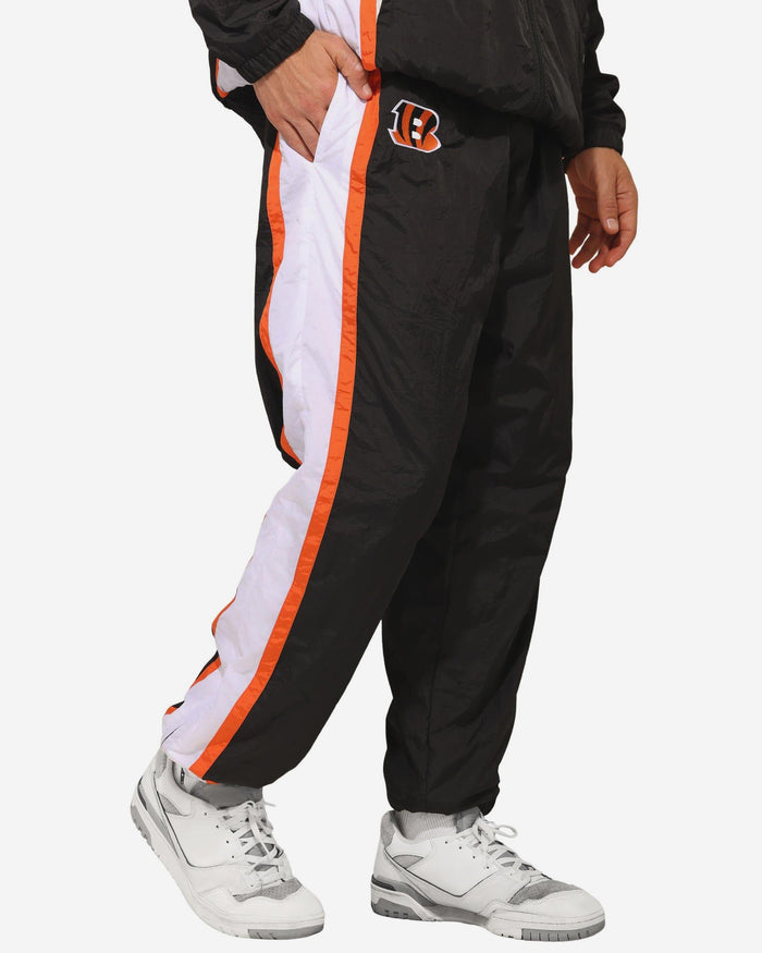 Cincinnati Bengals Nylon Crinkle Gameday Pants FOCO S - FOCO.com