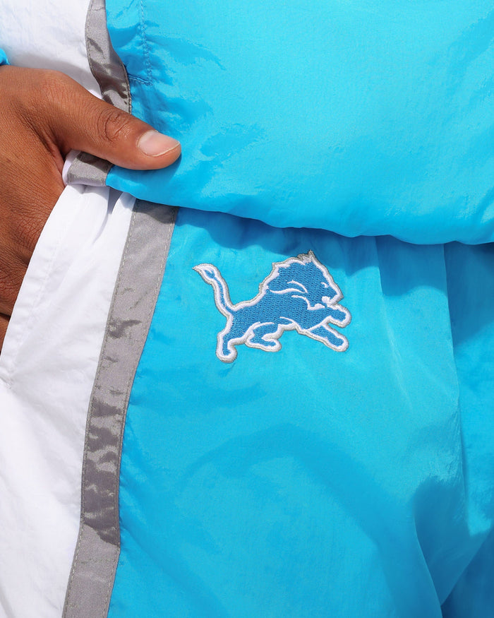 Detroit Lions Nylon Crinkle Gameday Pants FOCO S - FOCO.com