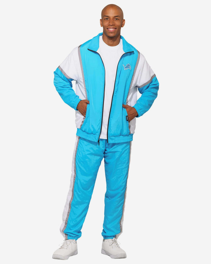 Detroit Lions Nylon Crinkle Gameday Pants FOCO S - FOCO.com