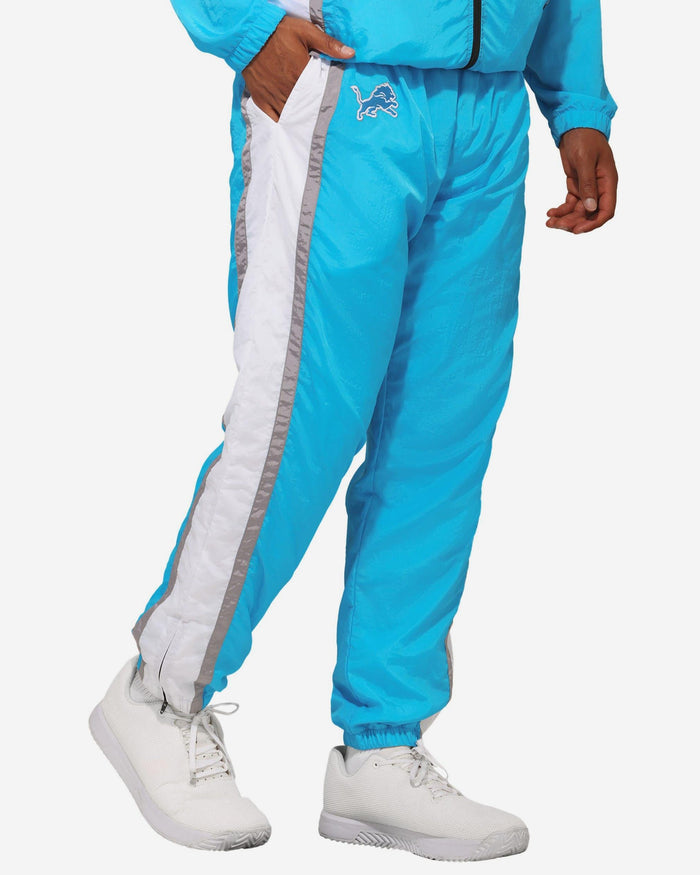 Detroit Lions Nylon Crinkle Gameday Pants FOCO S - FOCO.com