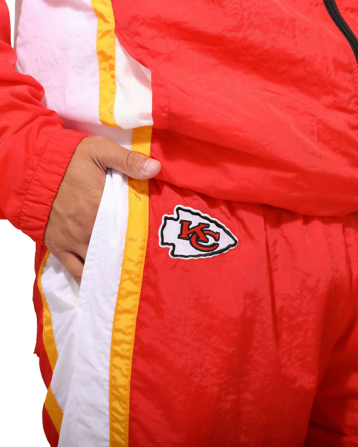 Kansas City Chiefs Nylon Crinkle Gameday Pants FOCO S - FOCO.com