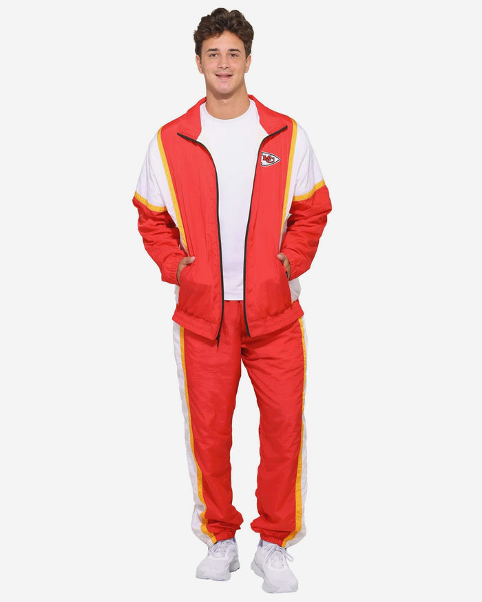 Kansas City Chiefs Nylon Crinkle Gameday Pants FOCO S - FOCO.com