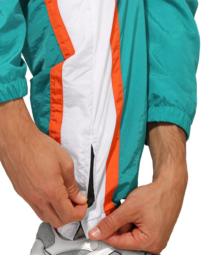 Miami Dolphins Nylon Crinkle Gameday Pants FOCO S - FOCO.com