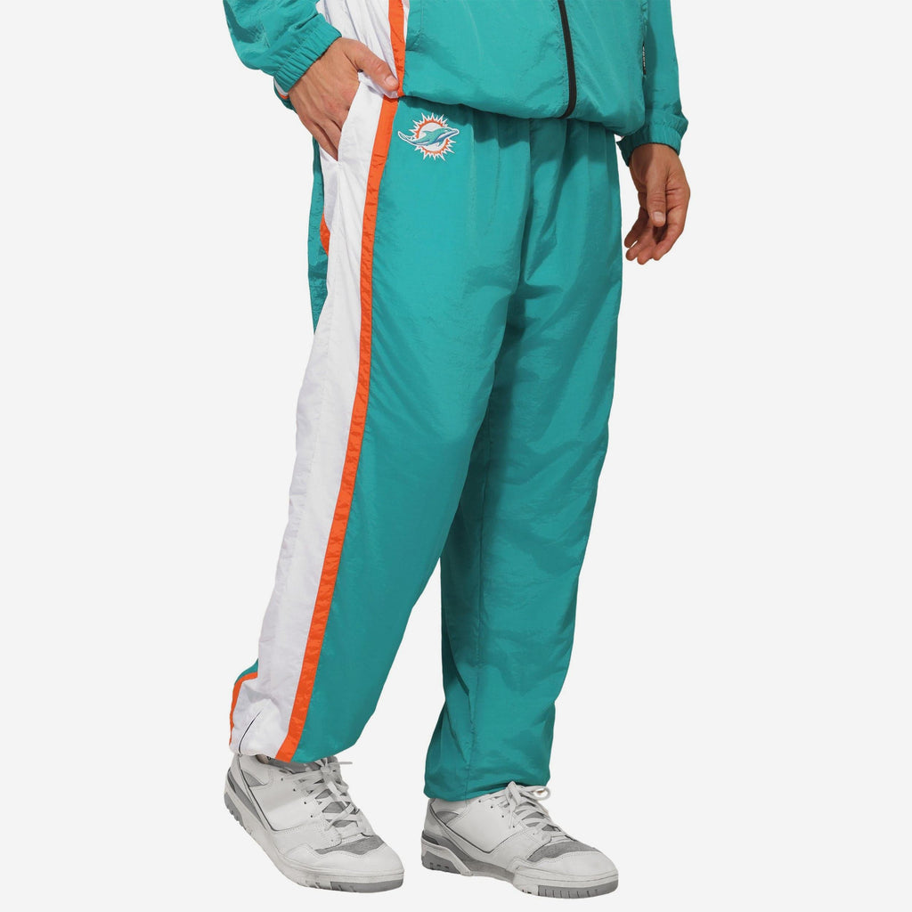 Miami Dolphins Nylon Crinkle Gameday Pants FOCO S - FOCO.com