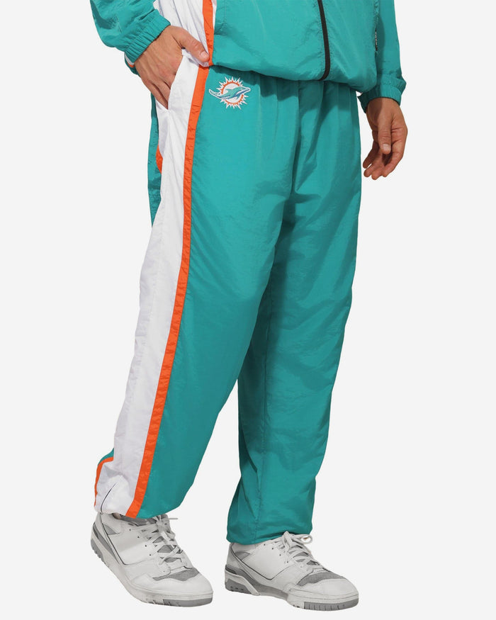 Miami Dolphins Nylon Crinkle Gameday Pants FOCO S - FOCO.com