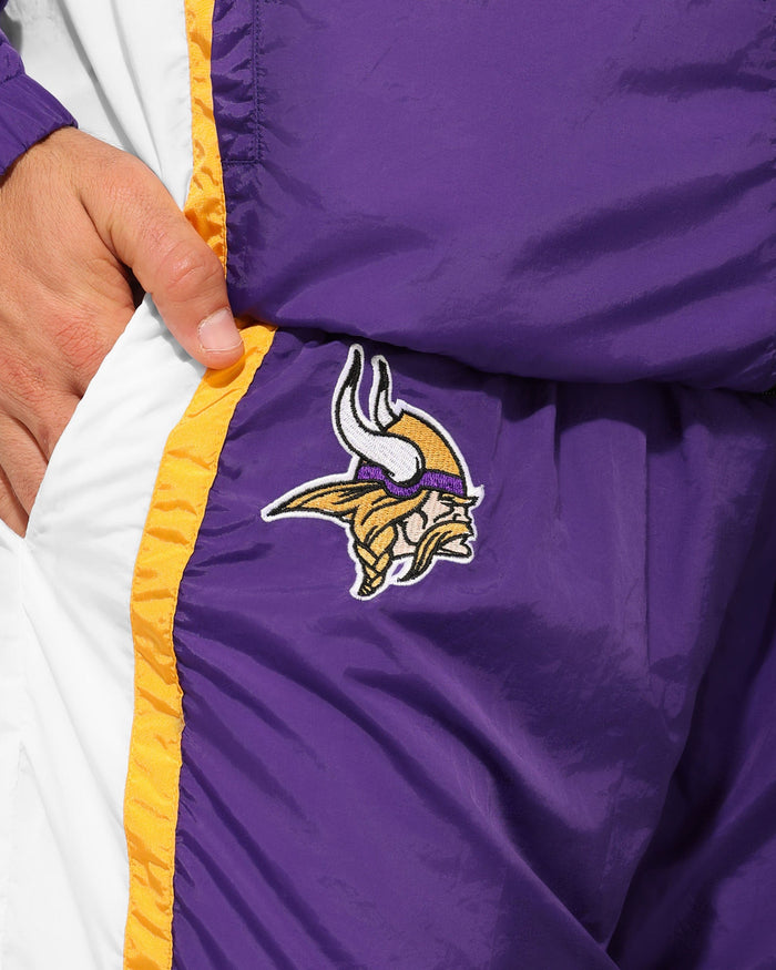 Minnesota Vikings Nylon Crinkle Gameday Pants FOCO S - FOCO.com