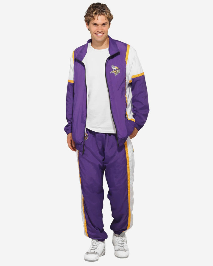Minnesota Vikings Nylon Crinkle Gameday Pants FOCO S - FOCO.com
