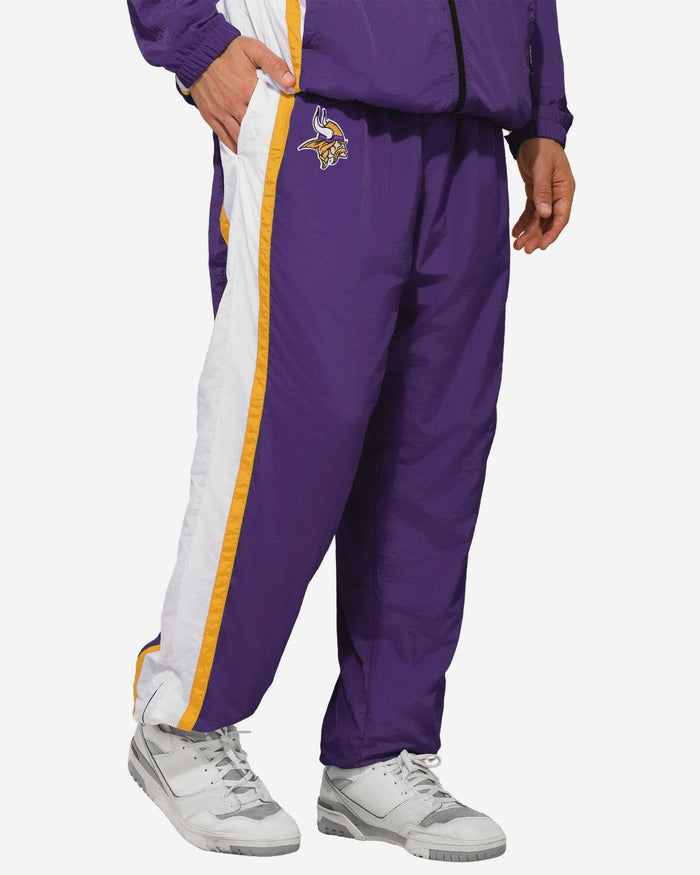 Minnesota Vikings Nylon Crinkle Gameday Pants FOCO S - FOCO.com