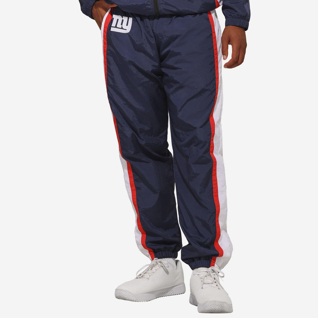 New York Giants Nylon Crinkle Gameday Pants FOCO S - FOCO.com