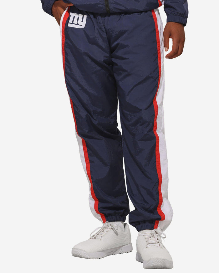 New York Giants Nylon Crinkle Gameday Pants FOCO S - FOCO.com